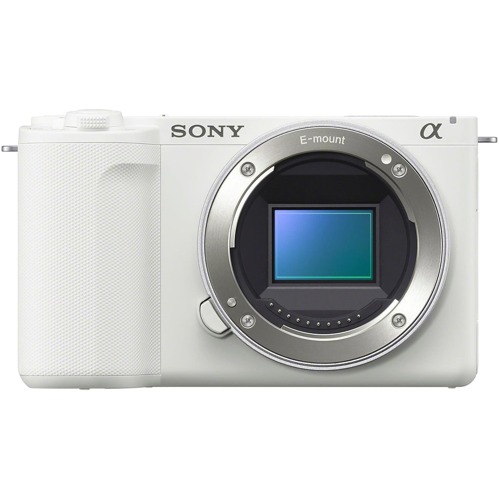 Sony ZVE10 II Mirrorless Vlog Camera (White) [Body Only] JB HiFi