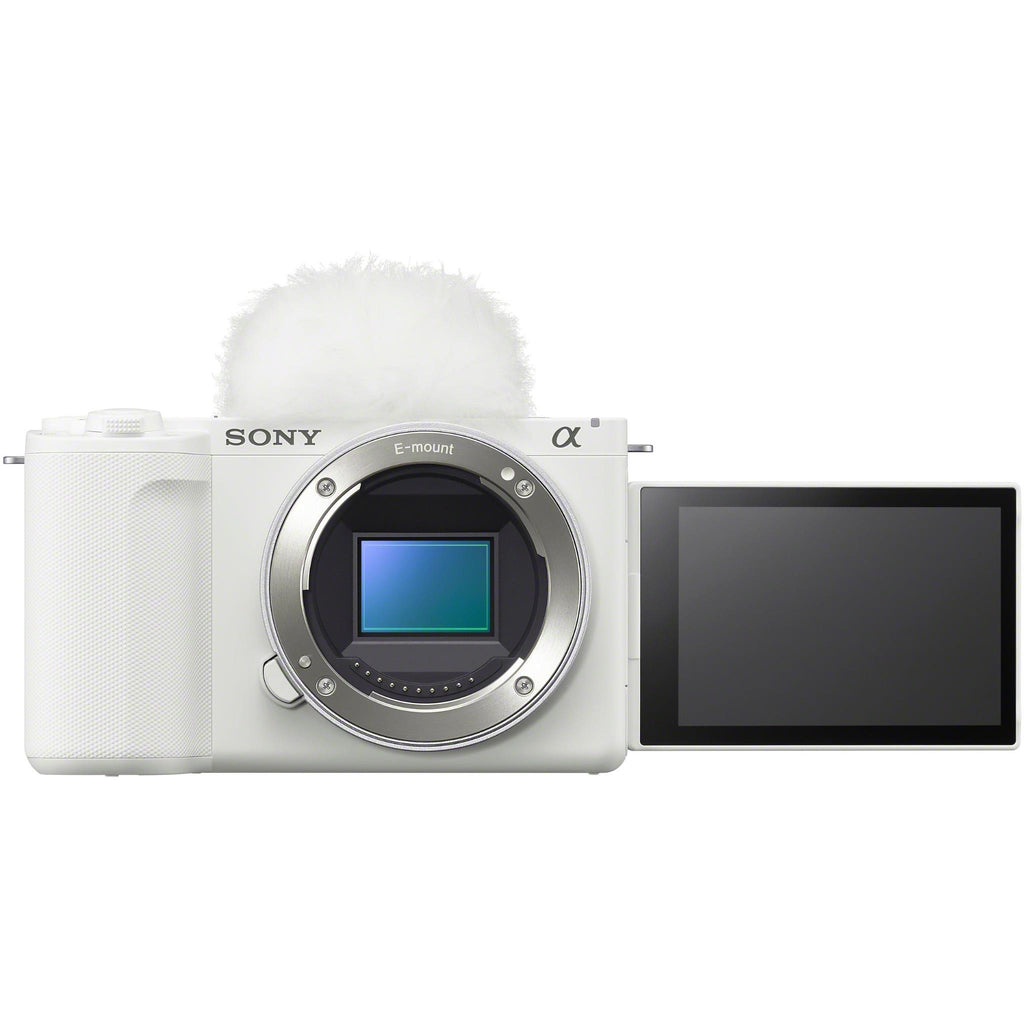 Sony ZVE10 II Mirrorless Vlog Camera (White) [Body Only] JB HiFi