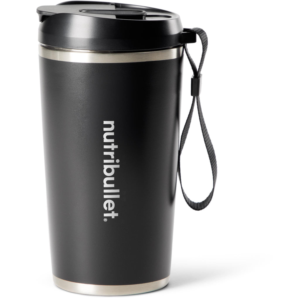 NutriBullet Flip Stainless Steel Portable Blender (Black) JB Hi-Fi