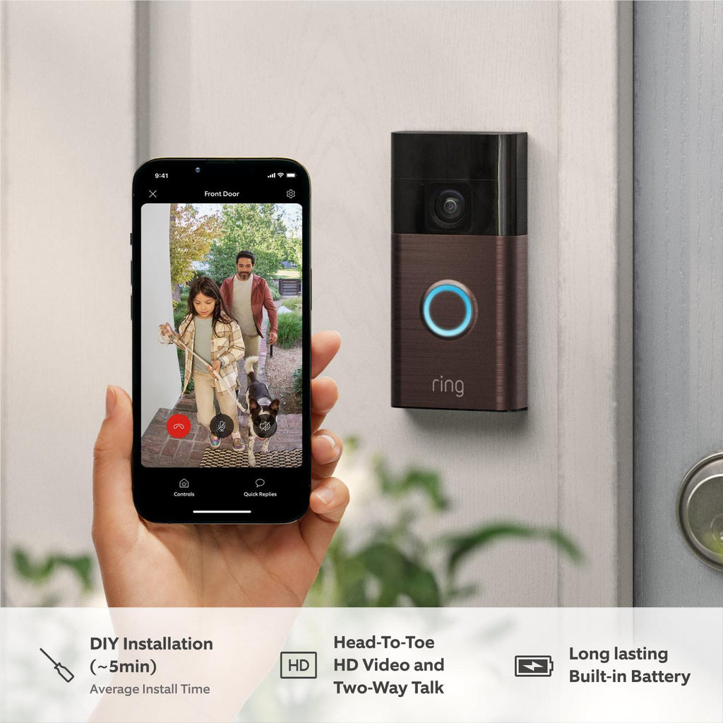 Ring Video Doorbell Camera Ring Battery Video Doorbell (Venetian