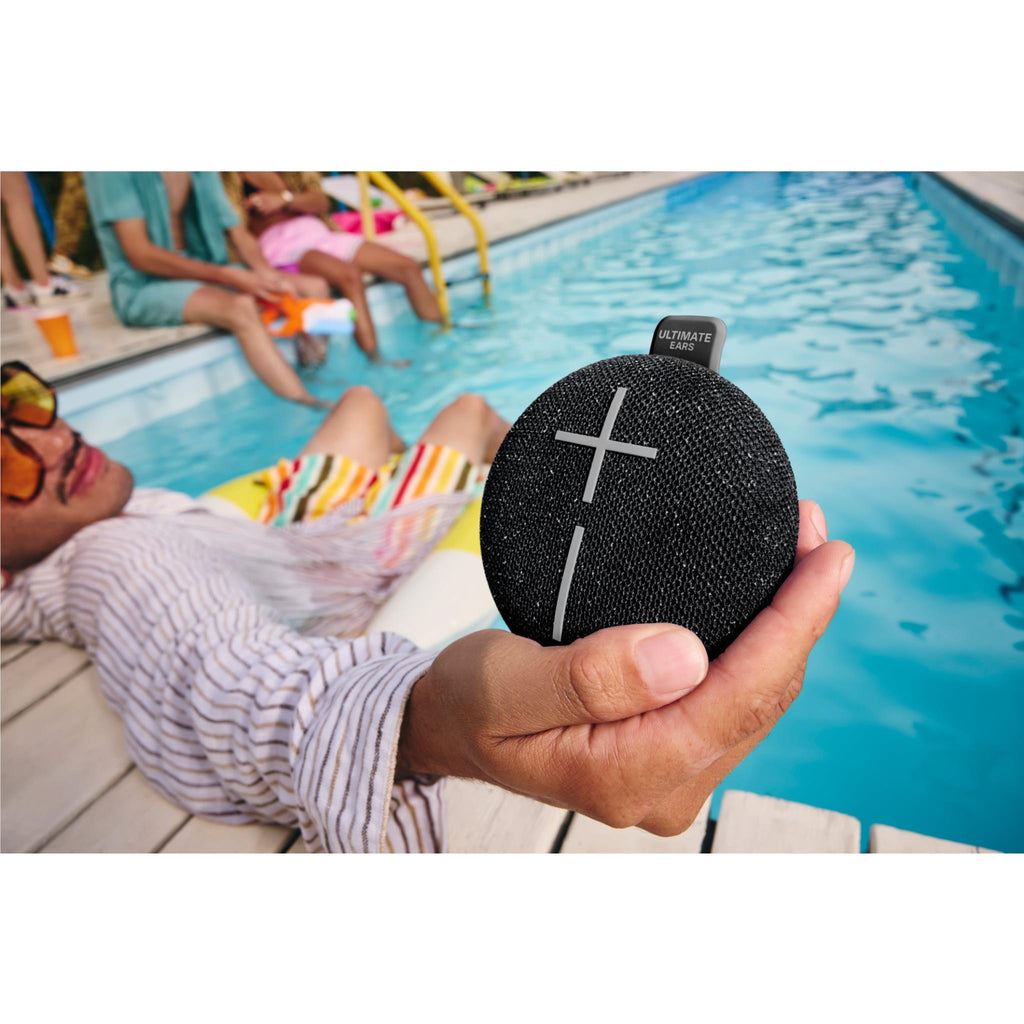 Ultimate Ears MINIROLL Portable Bluetooth Speaker (Black) JB Hi-Fi