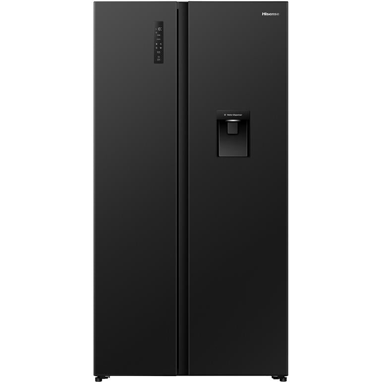 Hisense HRSBS540BW 540L PureFlat Side by Side Refrigerator (Black