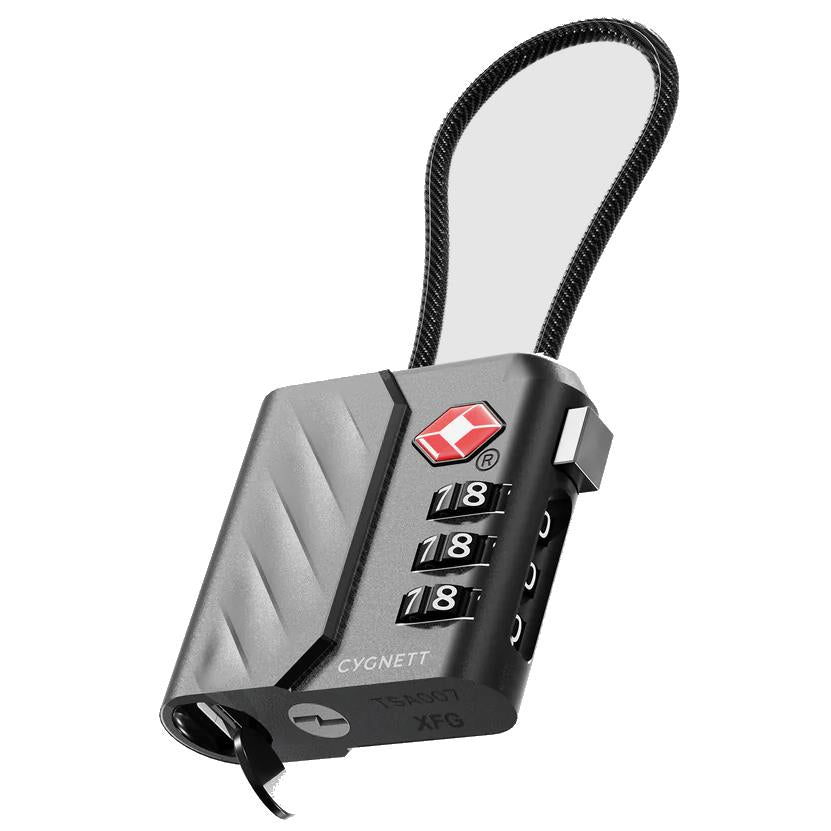 Manual Hub Away Travel Luggage Lock Reset Cygnett Voyager