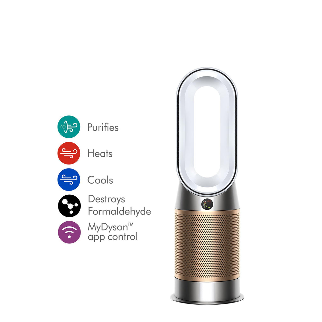 Dyson Purifier HP12 Hot Cool De-Nox Air Purifier (White/Gold