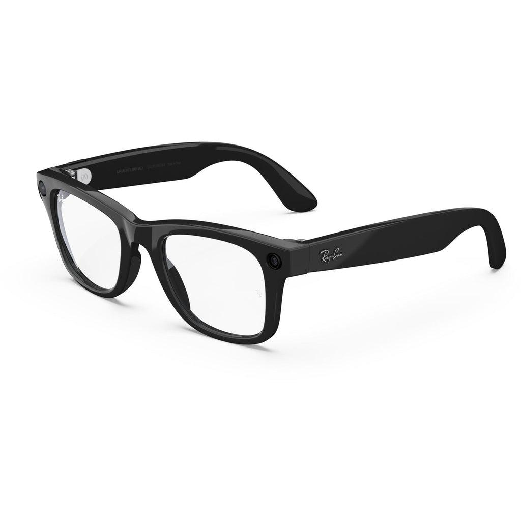 Ray-Ban | Meta Wayfarer Gen 1 AI Glasses (Shiny Black/Clear)