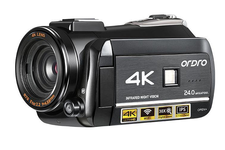 ORDRO HDR AC3 4K Camcorder Video Camera Kit - JB Hi-Fi