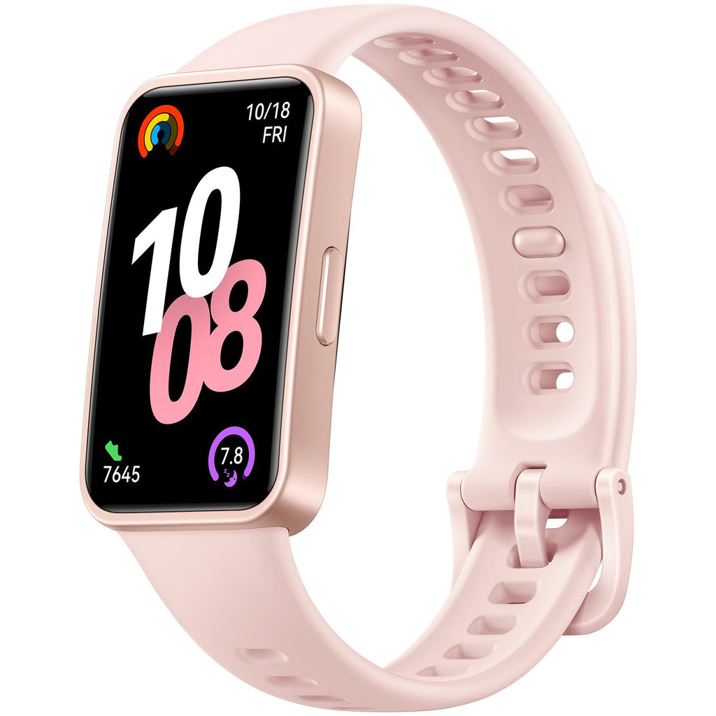 Huawei Band 10 Fitness Tracker Watch (Pink Silicon Bezel) JB Hi-Fi