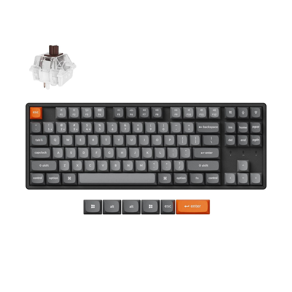 Keychron K8 Max QMK Mechanical Keyboard - Brown Switch - JB Hi-Fi