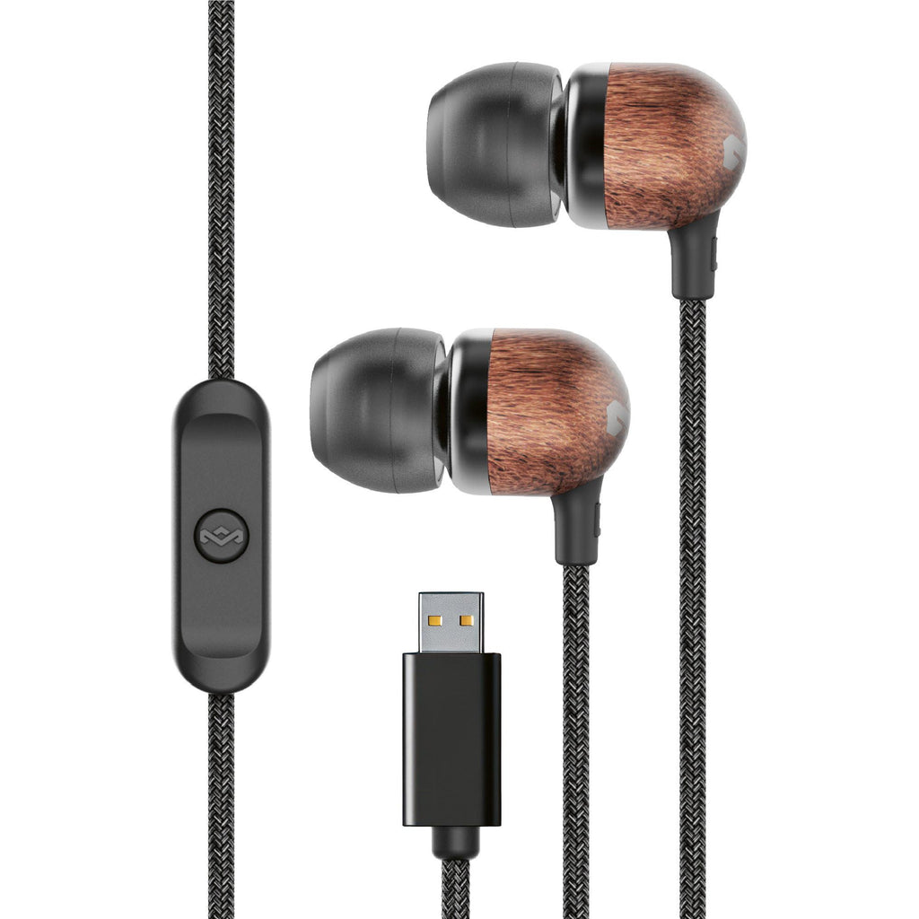 Marley Smile Jamaica USB-C In-Ear Headphones (Signature Black