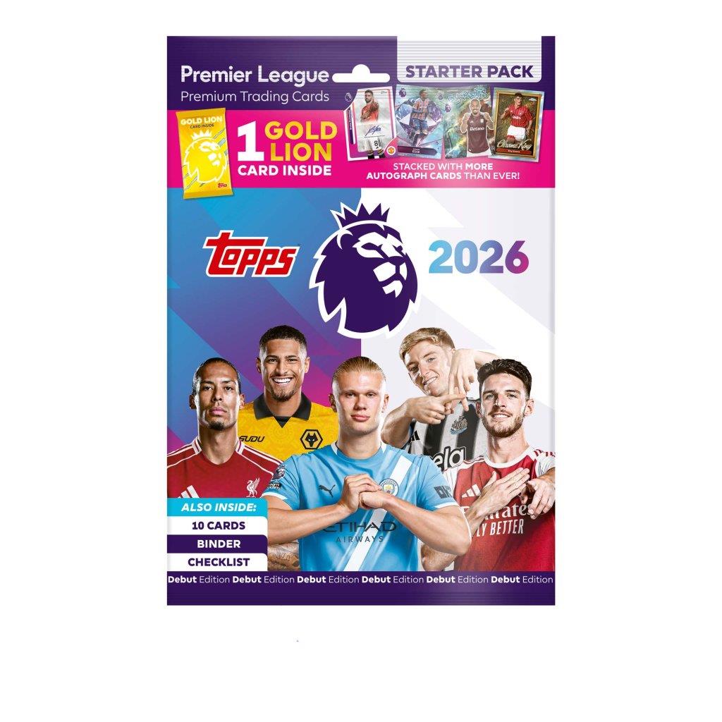 EPL Topps Premier League Trading Cards 2026 Starter Pack JB