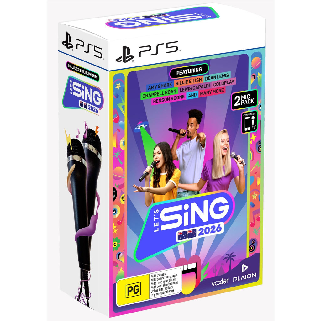 Let's Sing 2026 2 Mic Bundle - JB Hi-Fi