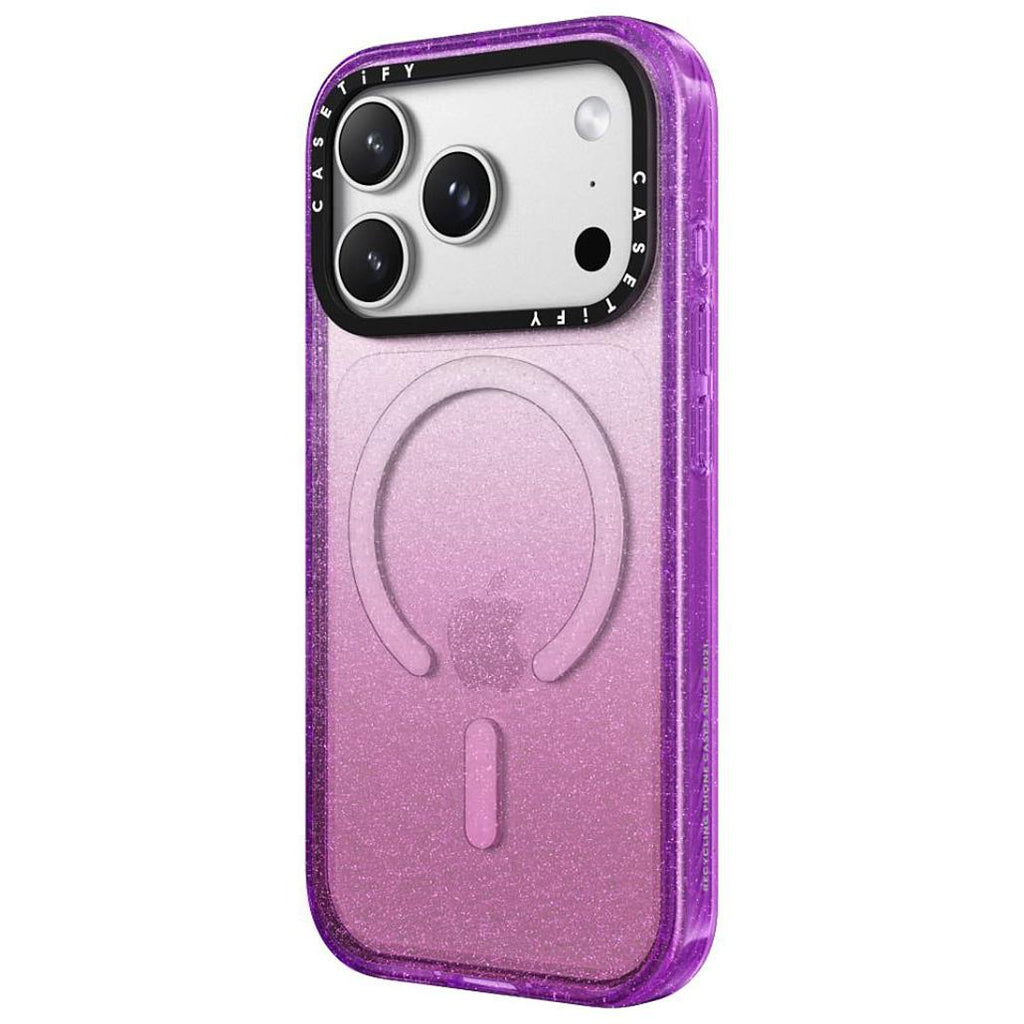 Casetify Impact Case for iPhone 17 Pro (Glitter Purple) - JB Hi-Fi