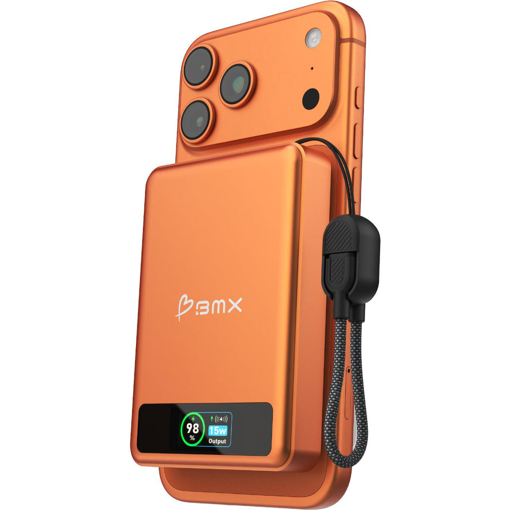 BMX SolidSafe 10K Semi-Solid-State 30W Magnetic Power Bank with