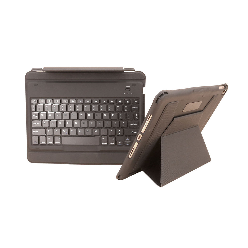 LASER IPad 10.2 Inch Wireless Keyboard Case - Black (7th & 8th Gen) With Pencil Holder