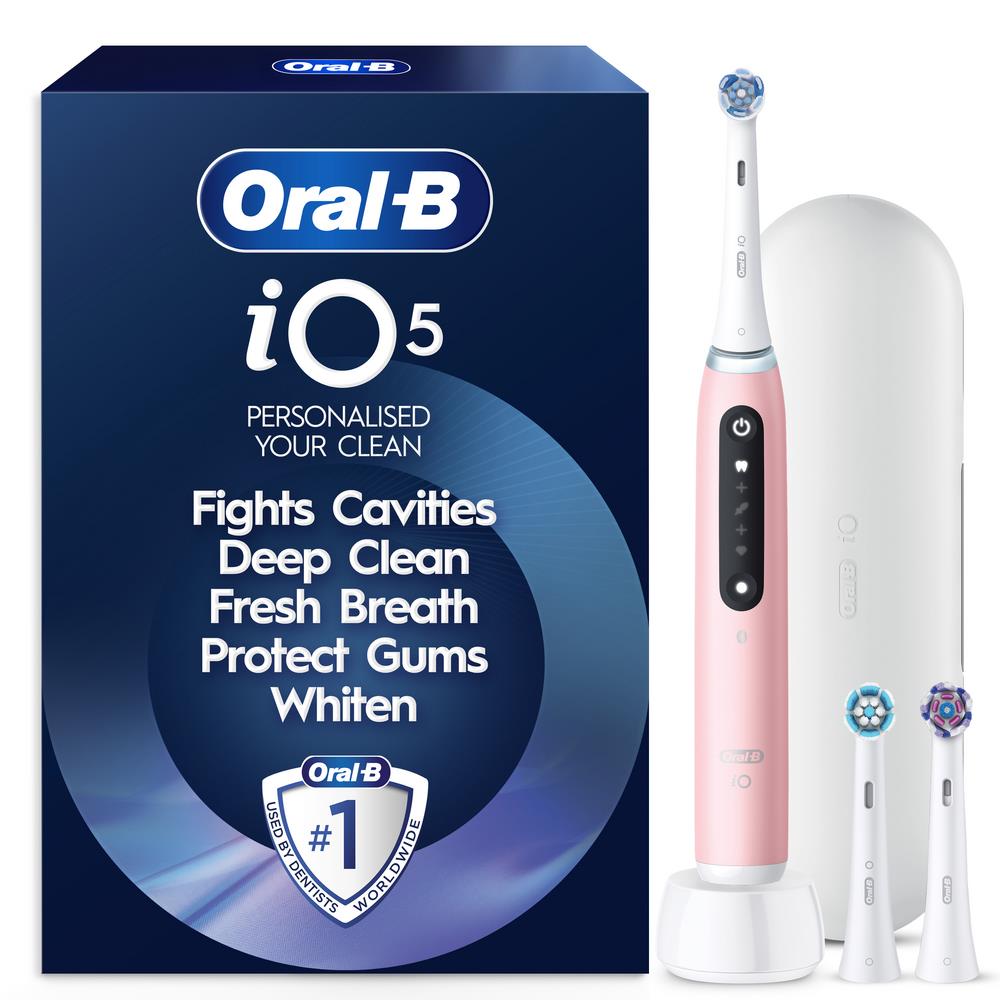 Oral-B iO 5 Personalised Clean Electric Toothbrush with Travel