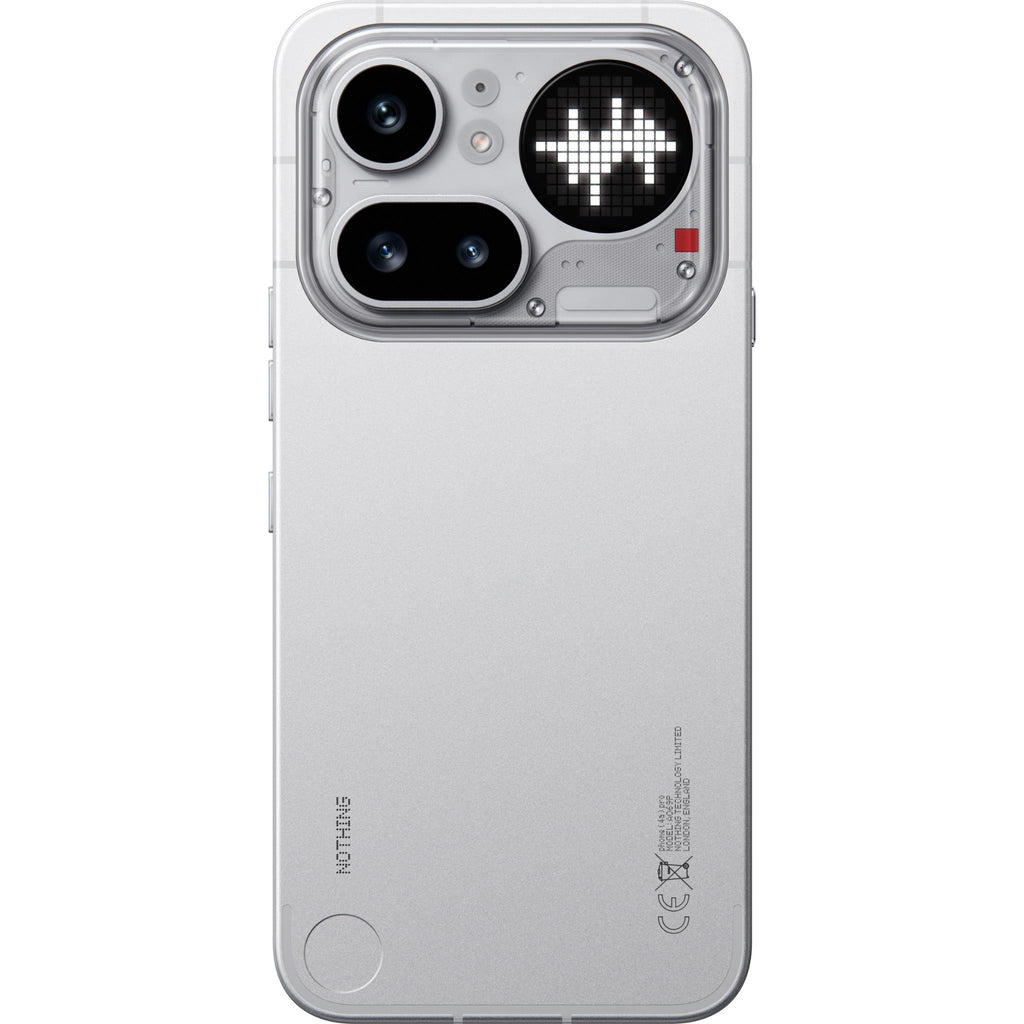 NOTHING Phone (4a) Pro 12+ 256GB in Silver - JB Hi-Fi