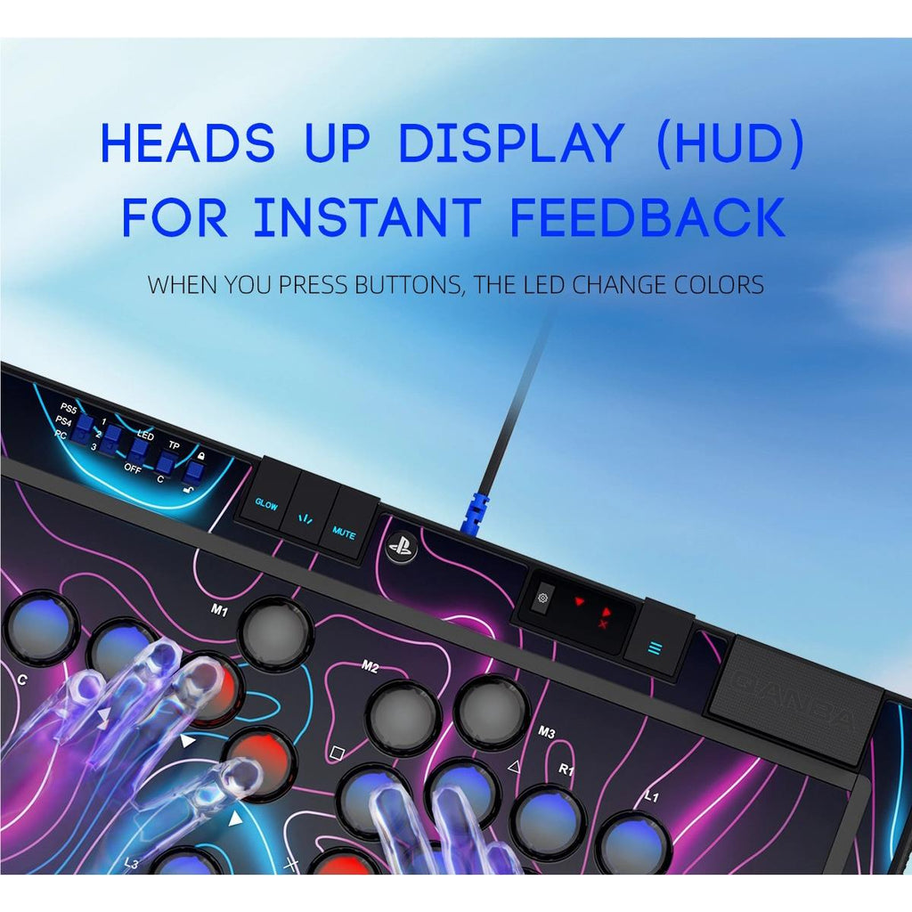 Qanba Sapphire Leverless Arcade Controller - JB Hi-Fi