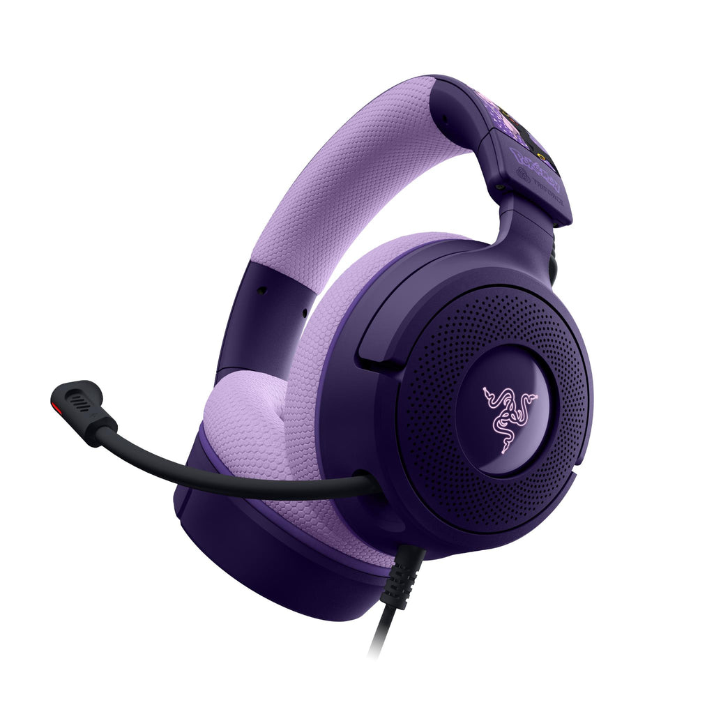Razer Kraken V4 X Espeon & Umbreon Edition - tampilan depan dan samping di JB Hi-Fi