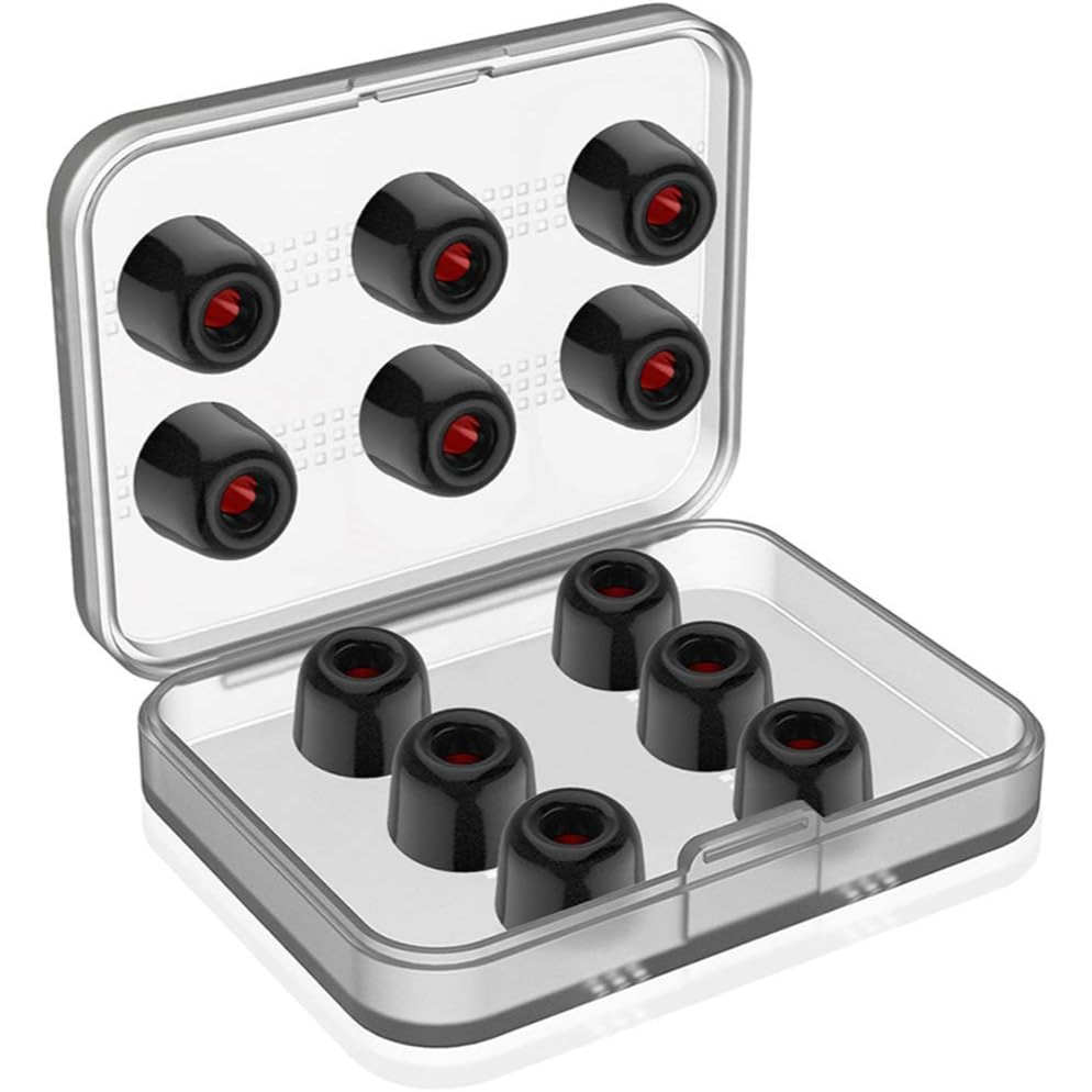 New Bee Premium (12 Pieces) Foam/Silicone Earbud Tips for