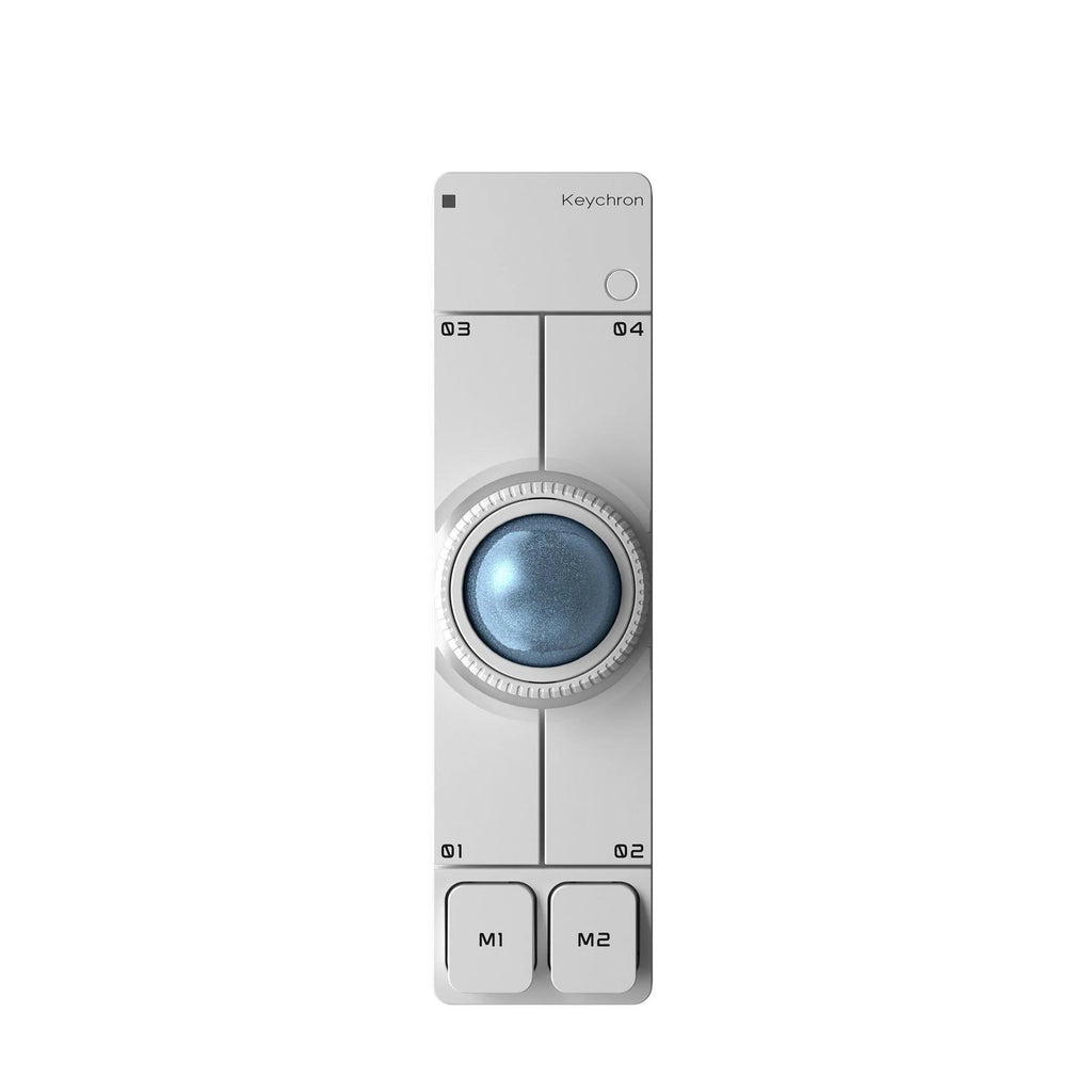 Keychron Nape Pro Wireless Trackball Mouse (White) - JB Hi-Fi