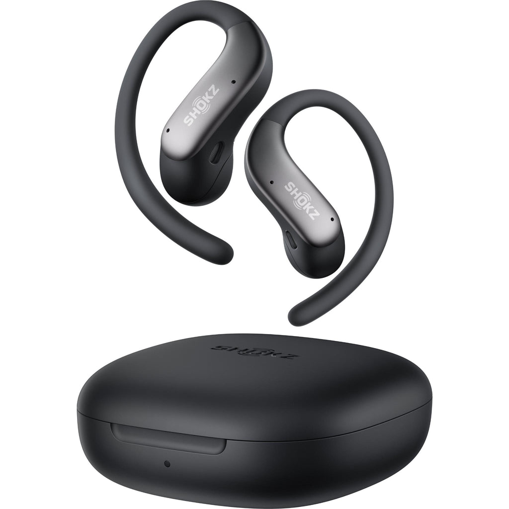 Shokz OpenFit Air 2 Open-Ear Headphones (Black) - JB Hi-Fi