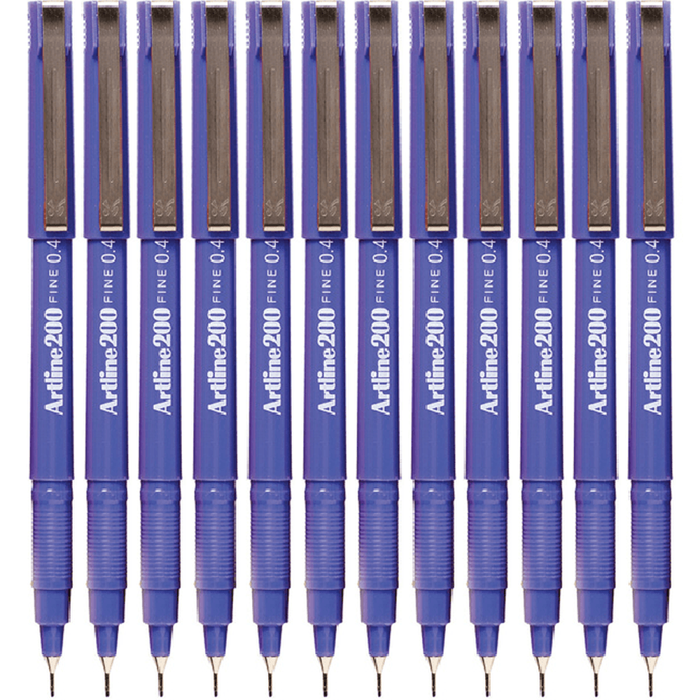 Artline 200 Feinliner | 0,4 Mm, Lila/magenta | Wischfest, Pigmentiert | Für Viele Oberflächen