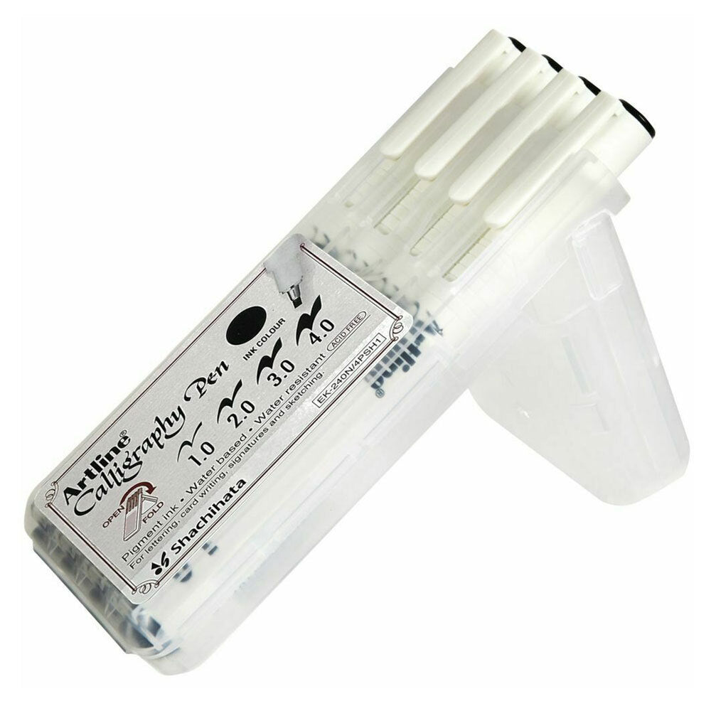 Artline Ergoline Penna Calligrafia 03 - Punta 3mm - Inchiostro Nero Impermeabile - Ergonomica - 4