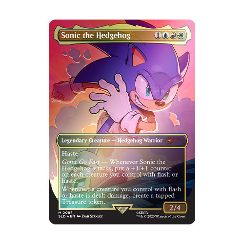 Wizards Of The Coast Magic Secret Lair x Sonic: Friends and Foes