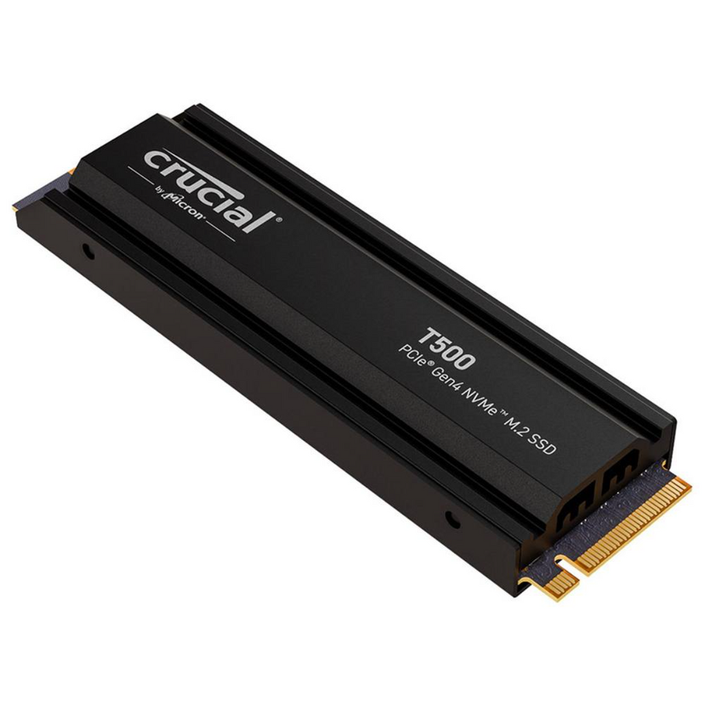 Crucial T500 2TB PCIe Gen4 NVMe SSD with Heatsink - JB Hi-Fi