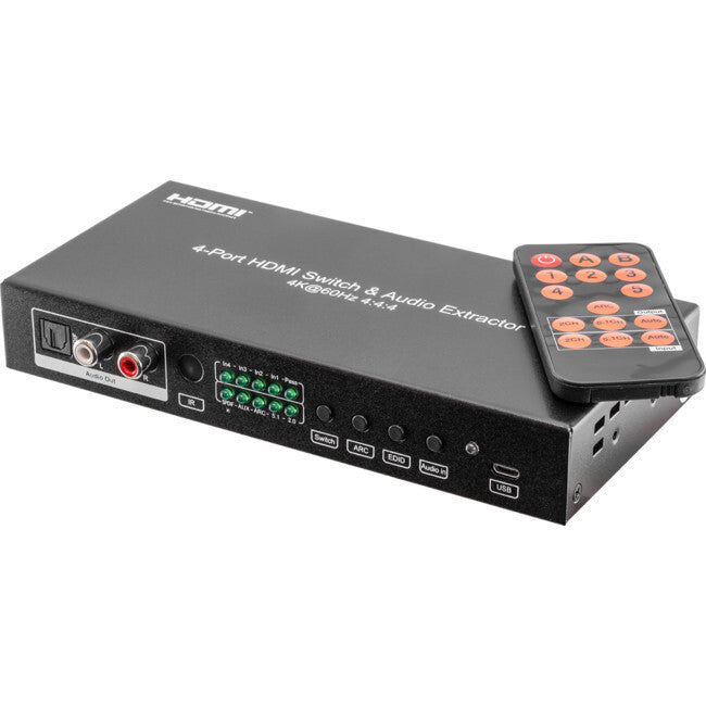 PRO1452KB IR EXTENDER OVER HDMI2.0 KIT W/ 2 EYE EMITTER 18Gbps HDMI PRO2 A-1452KB