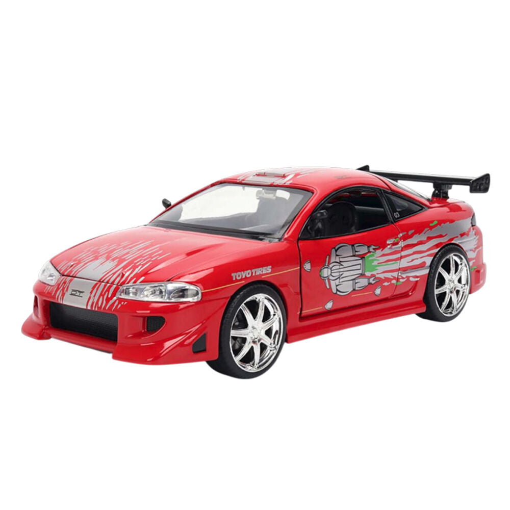 JADA FAST&FURIOUS Brian’s Eclipse 1/24 Jada 1:24 Scale Fast & Furious Brian's Mitsubishi Eclipse Red