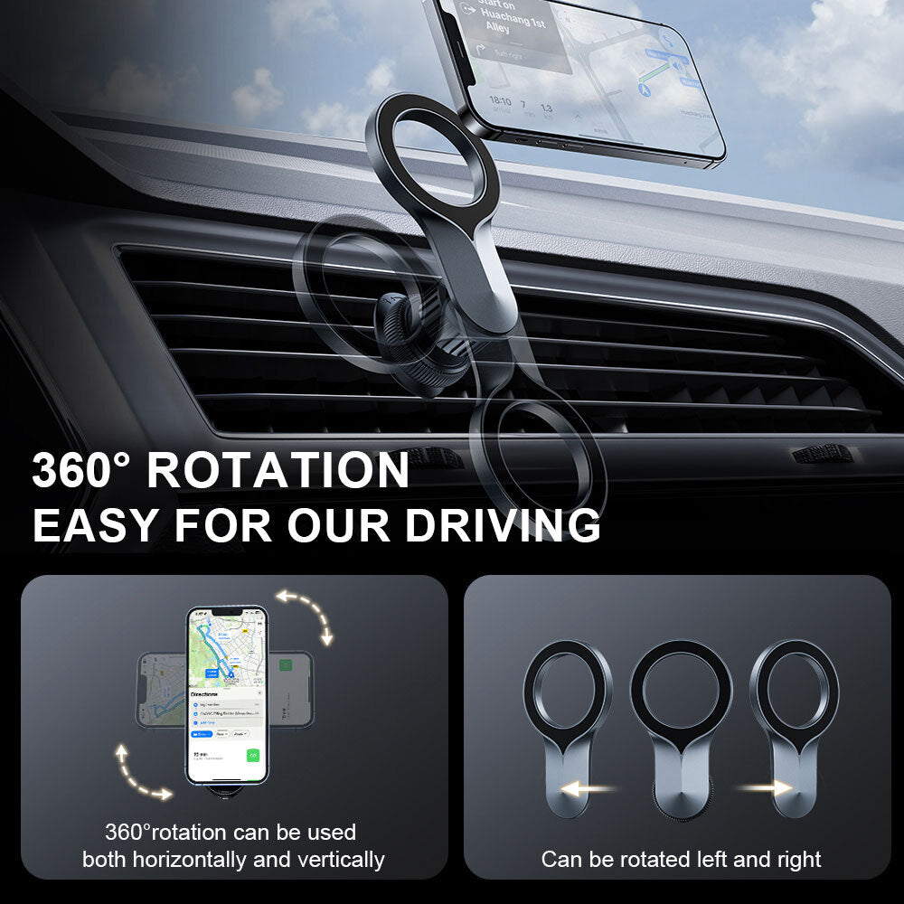Sansai MagSafe Adjustable Car Air Vent HandsFree Mobile Phone Holder