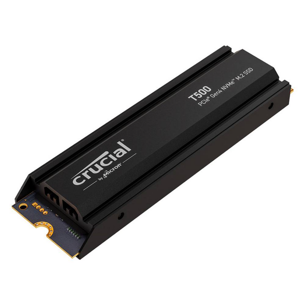 Crucial T500 2TB PCIe Gen4 NVMe SSD with Heatsink - JB Hi-Fi