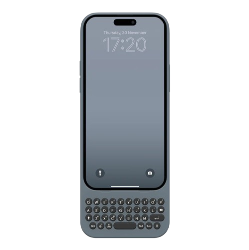 Clicks Keyboard for iPhone 15 Pro (London Sky) - JB Hi-Fi