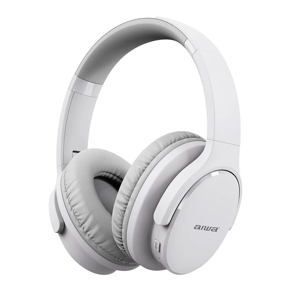AIWA Over-Ear Bluetooth Headphones with AUX and Airplane Adapter