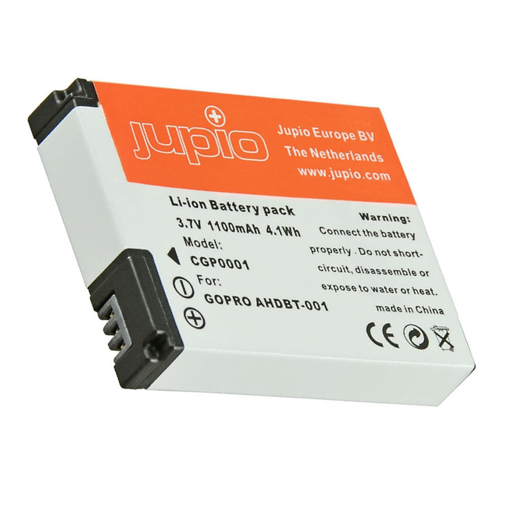 Jupio Kit met 2x Battery GoPro AHDBT-302 HERO3 1200mAh Compact USB
