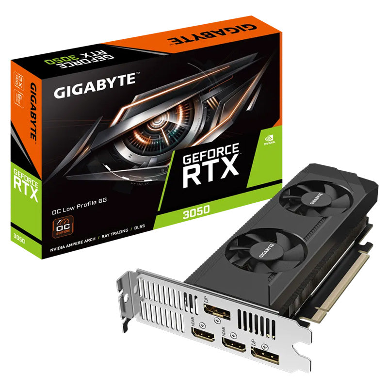 thumbnail image 2 of Buy GIGABYTE GeForce RTX 3050 OC Low Profile 6G Graphics Card, 2X... 2 of 10
