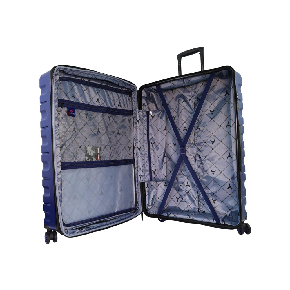 Pierre Cardin 4 Wheel Medium Hard-Shell Suitcase Travel Luggage 70cm Blue -  JB Hi-Fi
