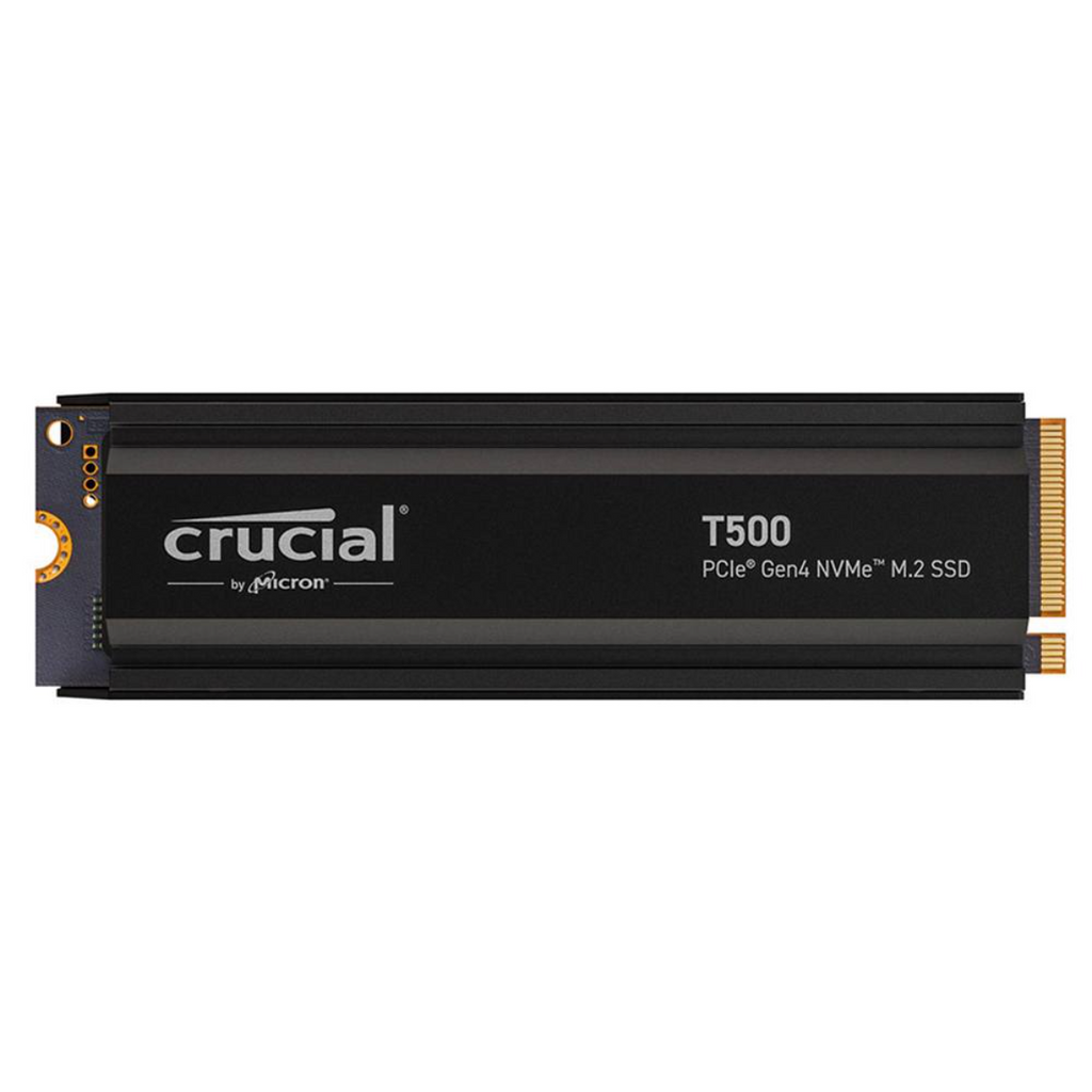 Crucial T500 2TB PCIe Gen4 NVMe SSD with Heatsink - JB Hi-Fi