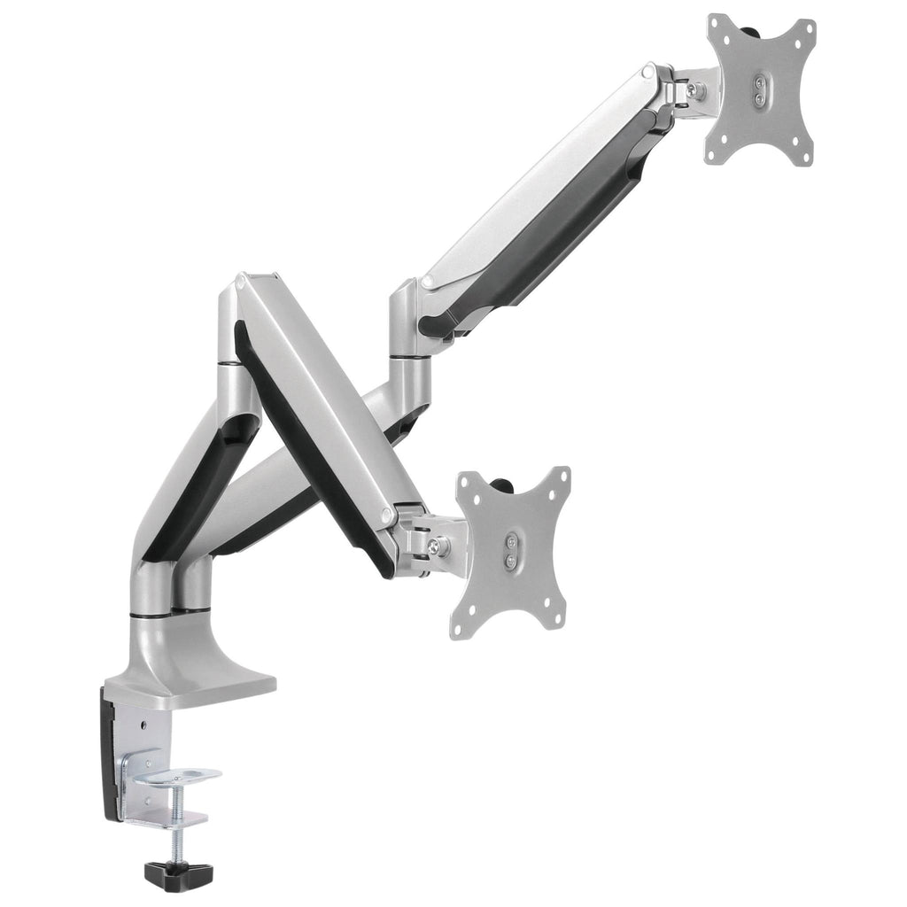 EzyMount Ergovida Gas Spring Double Arm Monitor Arm JB HiFi