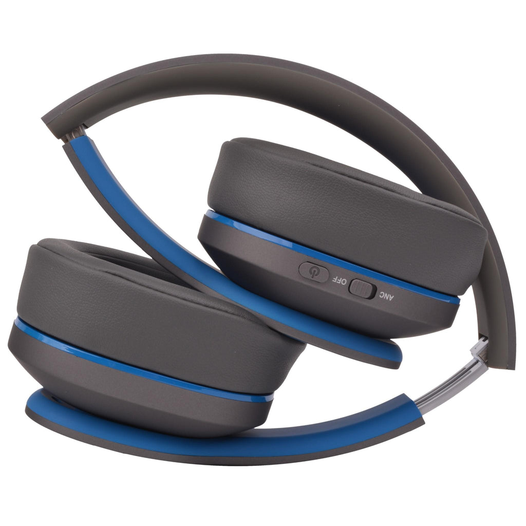 Moki Navigator Noise Cancelling Wireless OverEar Headphones (Blue