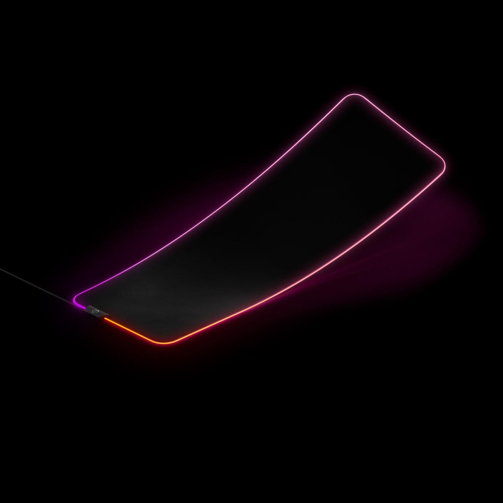 SteelSeries QcK X-Large 2-Zone RGB Illumination Gaming Mouse Pad JB Hi-Fi