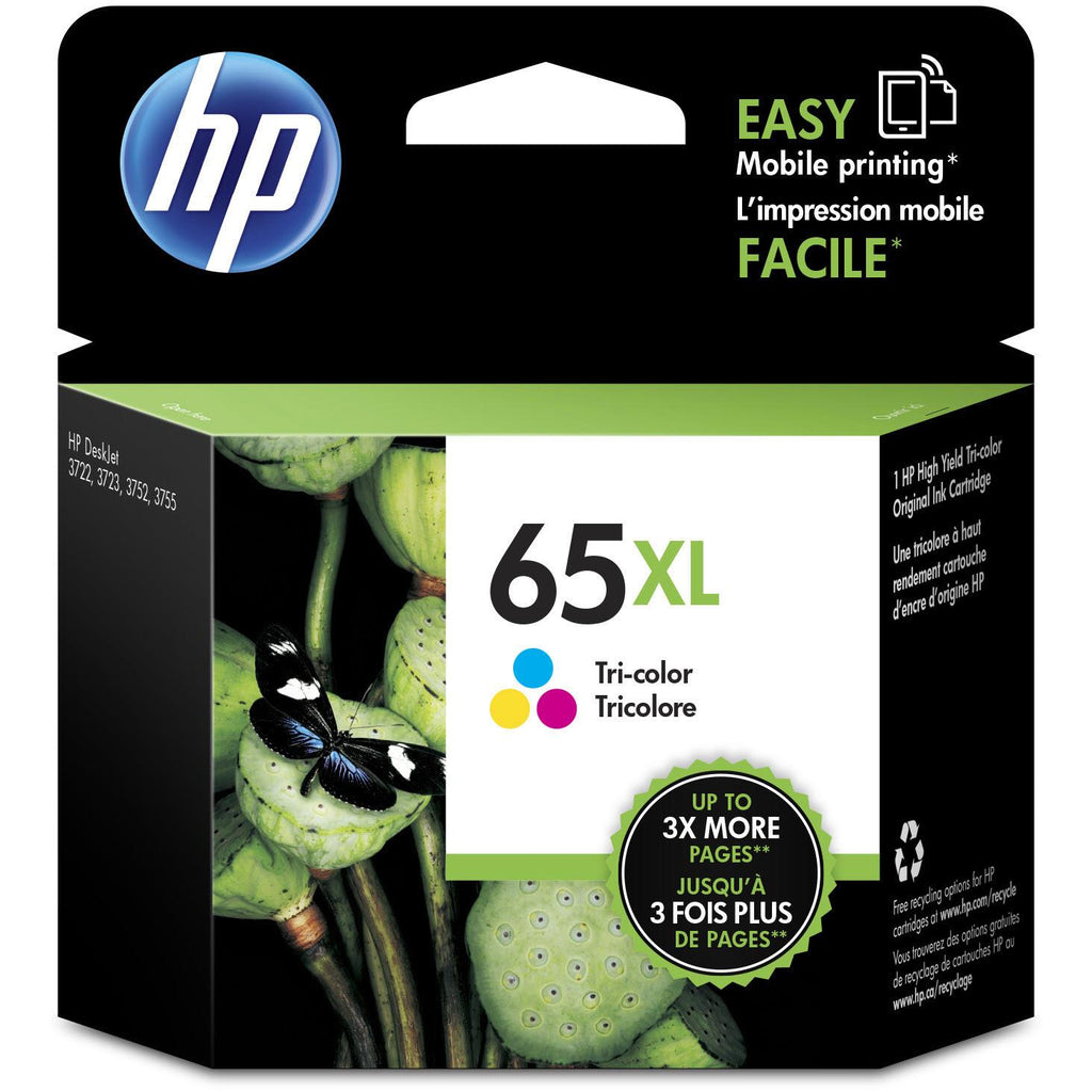HP 65XL High Yield Original Ink Cartridge (Tricolour) JB HiFi