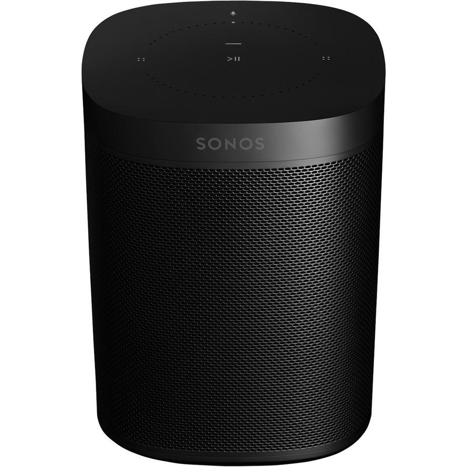 Biprodukt Link forvrængning Sonos One Voice Controlled Smart Speaker (Black) [2nd Generation] - JB Hi-Fi