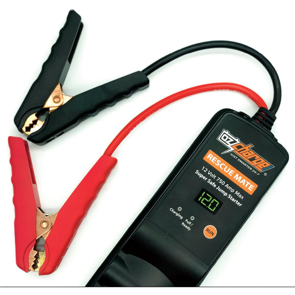 OzCharge Rescue Mate 12V 750 Amp Batteryless Jump Starter JB HiFi