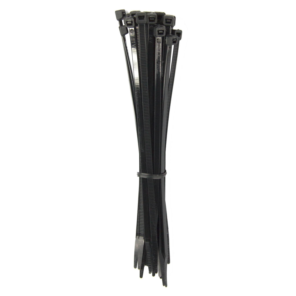 Wrapt Up 200mm Reusable Cable Ties 25 Pack (Black) JB HiFi