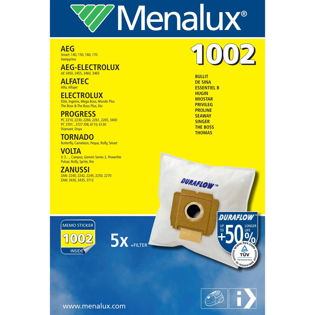 Menalux 1002 Vacuum Bags JB HiFi