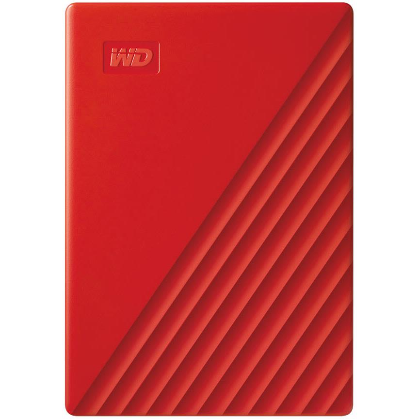 WD My Passport 2TB Portable Hard Drive USB [2019] (Red) JB Hi-Fi