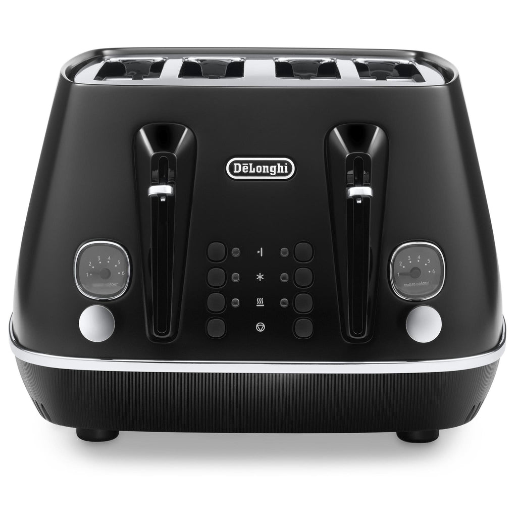 De'Longhi Distinta Moments 4 Slice Toaster (Black) JB HiFi