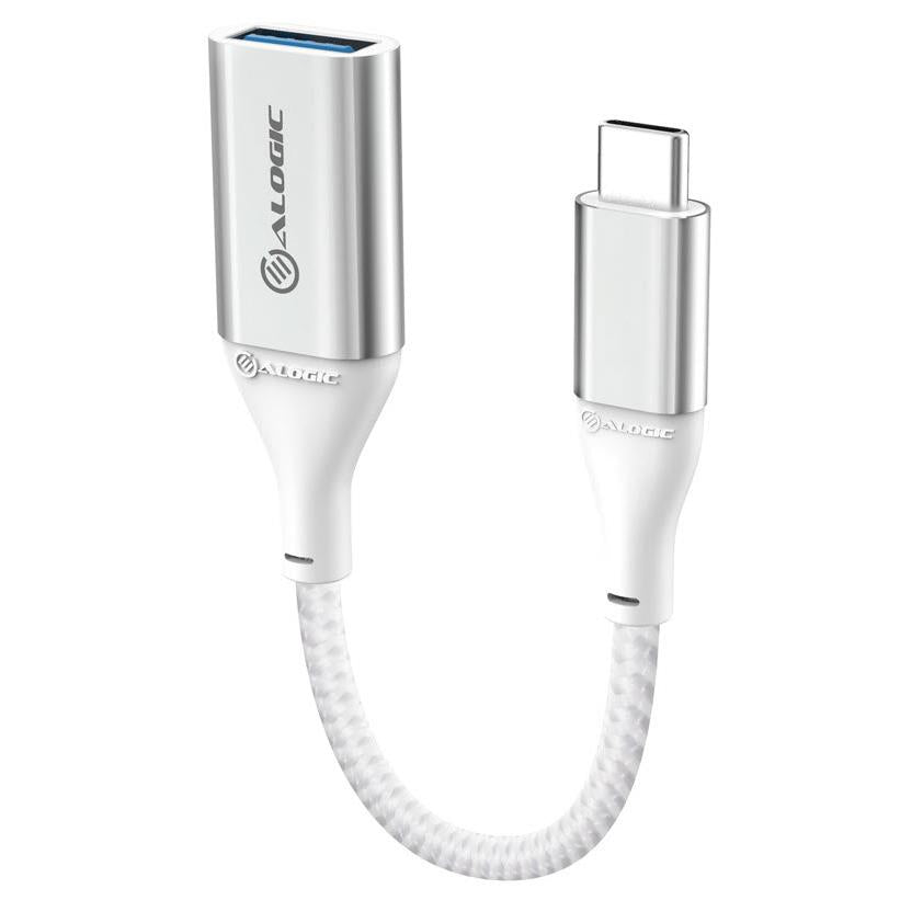 ALOGIC Super Ultra USBC to USBA Adapter (Silver) JB HiFi